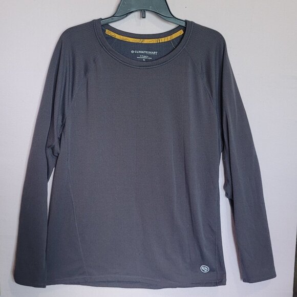 Thermal Shirt Lightweight XL Unisex Gray Long Sleeve  CLIMATESMART X-Fleece - Picture 1 of 7